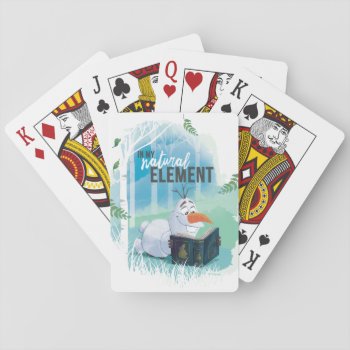 Frozen 2: Olaf | In My Natural Element Playing Cards by frozen at Zazzle
