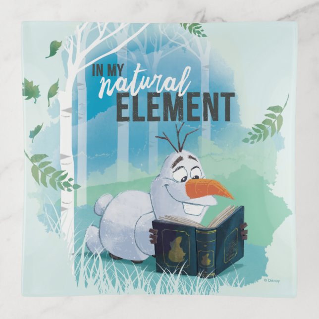 Frozen 2: Olaf | In My Natural Element Trinket Tray (Front)