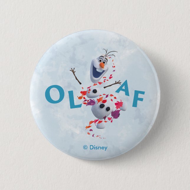 Frozen 2: Olaf In The Breeze Button (Front)