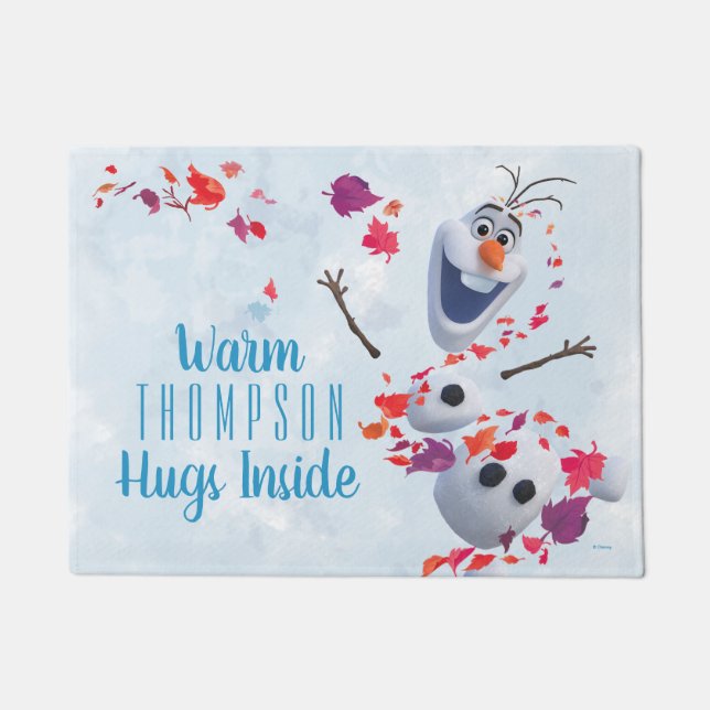 Frozen 2: Olaf In The Breeze Doormat (Front)