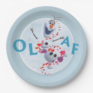 Frozen 2: Olaf In The Breeze Paper Plates