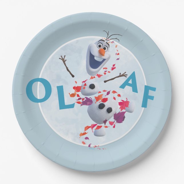 Frozen 2: Olaf In The Breeze Paper Plates (Front)