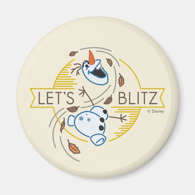 Frozen 2 | Olaf - Let's Blitz Magnet (Front)