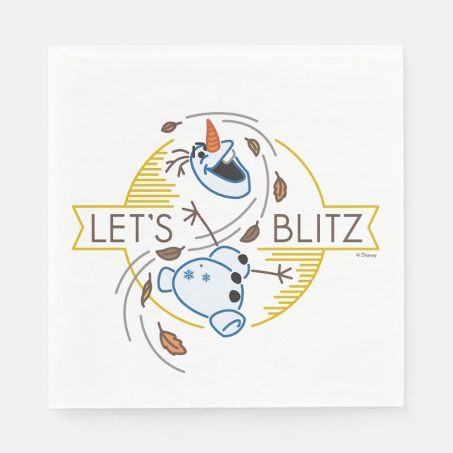Frozen 2 | Olaf - Let's Blitz Napkins (Front)