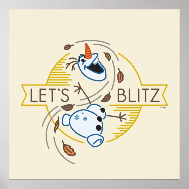 Frozen 2 | Olaf - Let's Blitz Poster (Front)