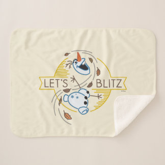 Frozen 2 | Olaf - Let's Blitz Sherpa Blanket