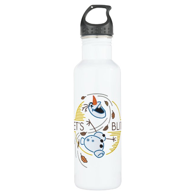 Frozen 2 | Olaf - Let's Blitz Stainless Steel Water Bottle (Front)