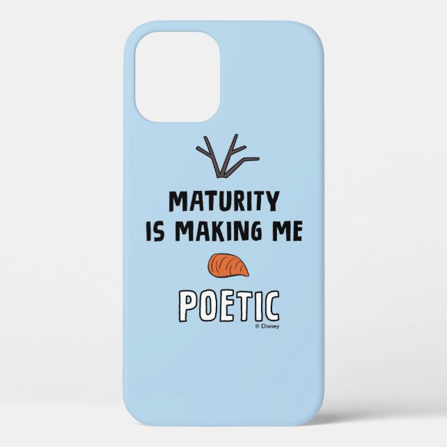 Frozen 2 | Olaf "Maturity Is Making Me Poetic" Case-Mate iPhone Case (Back)