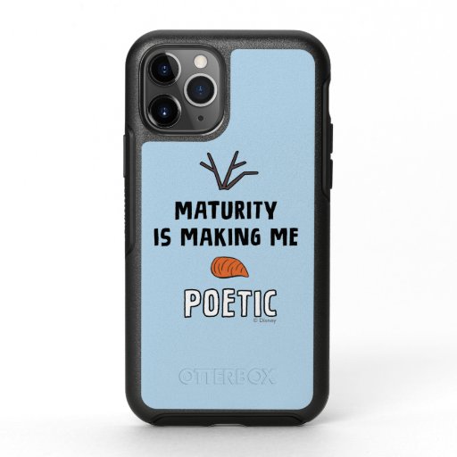 Frozen 2 | Olaf "Maturity Is Making Me Poetic" OtterBox Symmetry iPhone 11 Pro Case