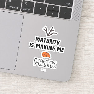 Frozen 2   Olaf "Maturity Is Making Me Poetic" Sticker