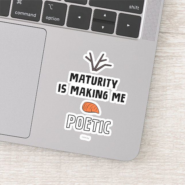Frozen 2 | Olaf "Maturity Is Making Me Poetic" Sticker (Detail)