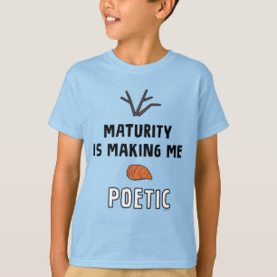 Frozen 2   Olaf "Maturity Is Making Me Poetic" T-Shirt