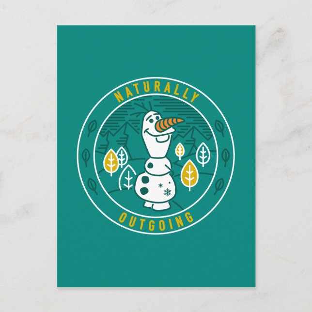 Frozen 2 | Olaf - Naturally Outgoing Postcard (Front)