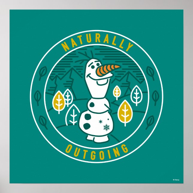 Frozen 2 | Olaf - Naturally Outgoing Poster (Front)