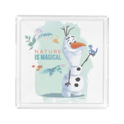 Frozen 2: Olaf | Nature Is Magical Acrylic Tray