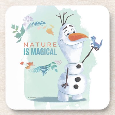 Frozen 2: Olaf | Nature Is Magical Beverage Coaster