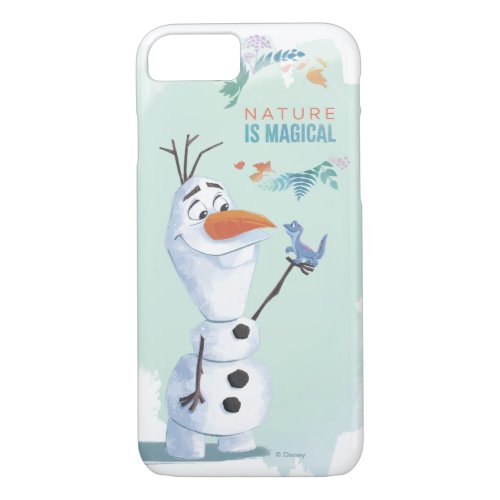 Frozen 2 Olaf  Nature Is Magical iPhone 87 Case