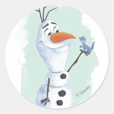 Frozen 2: Olaf | Nature Is Magical Classic Round Sticker