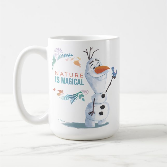 Frozen 2: Olaf | Nature Is Magical Coffee Mug (Left)