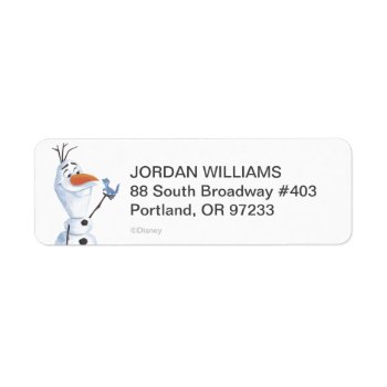 Frozen 2: Olaf | Nature Is Magical Label by frozen at Zazzle