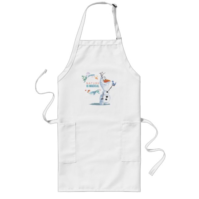 Frozen 2: Olaf | Nature Is Magical Long Apron (Front)