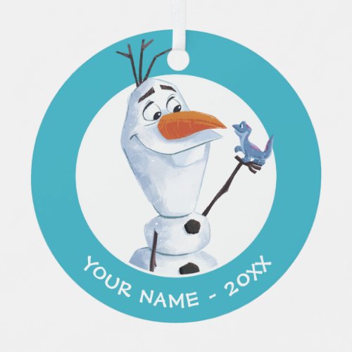 Frozen 2 Olaf  Nature Is Magical Metal Ornament