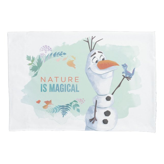 Frozen 2: Olaf | Nature Is Magical Pillow Case (Front)