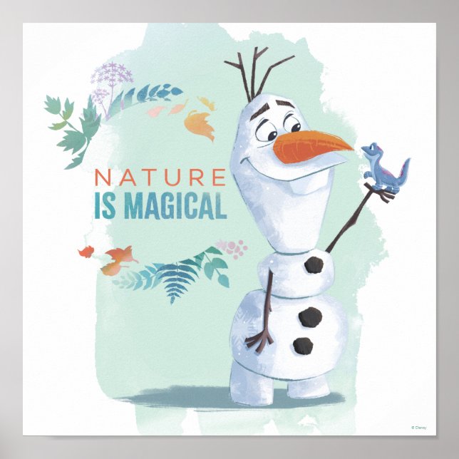 Frozen 2: Olaf | Nature Is Magical Poster (Front)