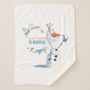 Frozen 2: Olaf   Nature Is Magical Sherpa Blanket