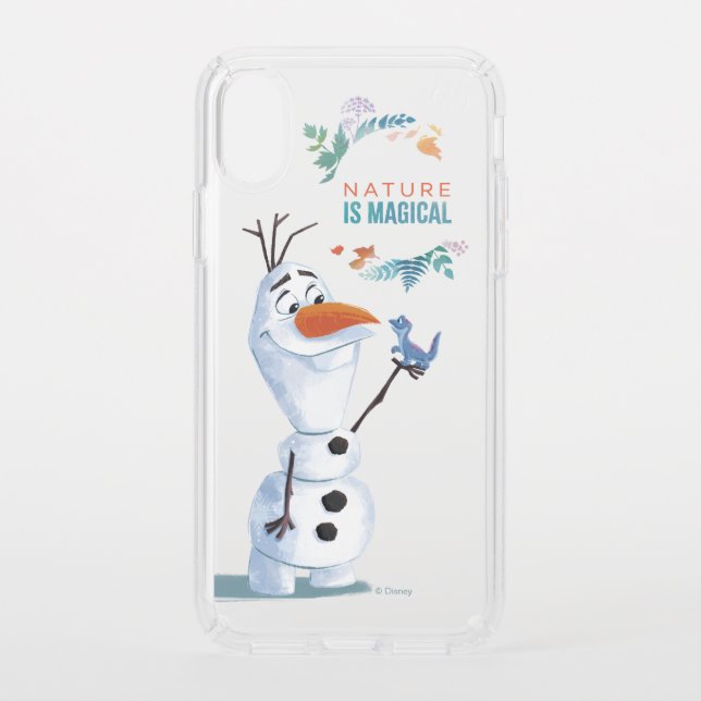 Frozen 2: Olaf | Nature Is Magical Speck iPhone XS Case (Front)