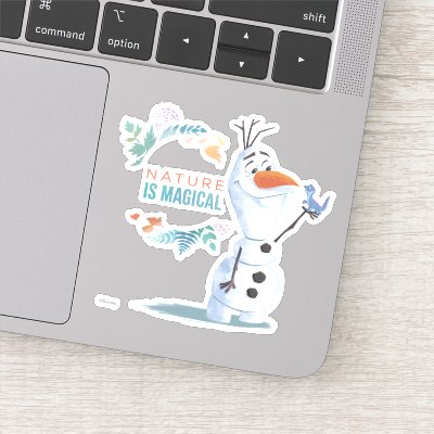 Frozen 2: Olaf | Nature Is Magical Sticker