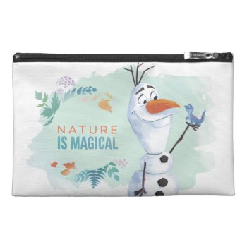 Frozen 2: Olaf | Nature Is Magical Travel Accessory Bag by frozen at Zazzle