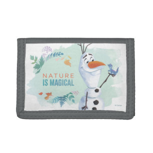 Frozen 2: Olaf Nature Is Magical Tri-fold Wallet