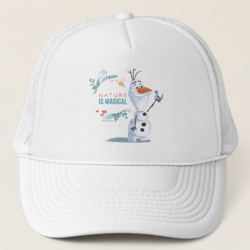 Frozen 2 Olaf  Nature Is Magical Trucker Hat