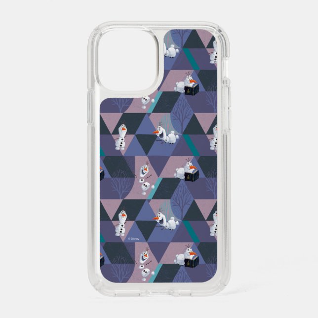 Frozen 2 | Olaf Purple Geometric Pattern Speck iPhone 11 Pro Case (Front)