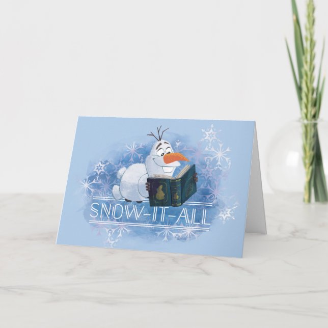 Frozen 2: Olaf | Snow-It-All Card (Front)