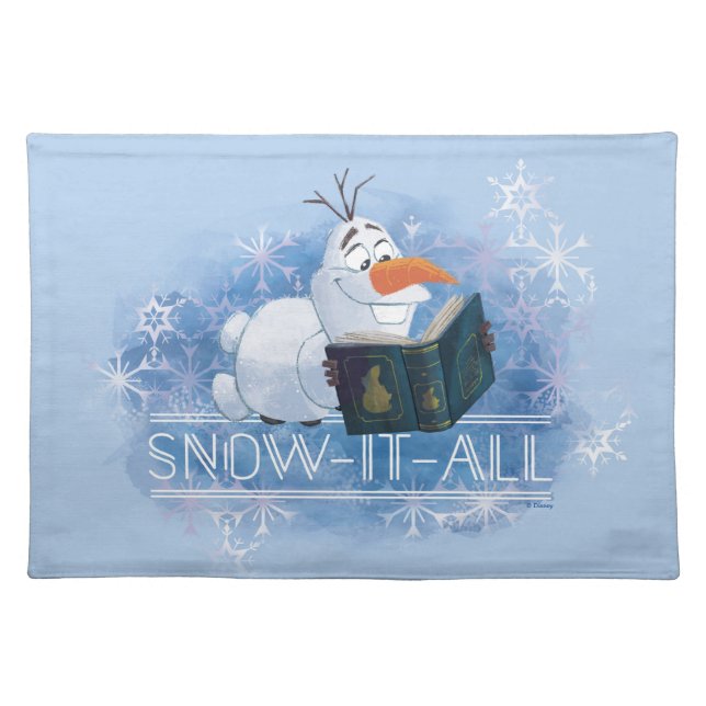 Frozen 2: Olaf | Snow-It-All Cloth Placemat (Front)