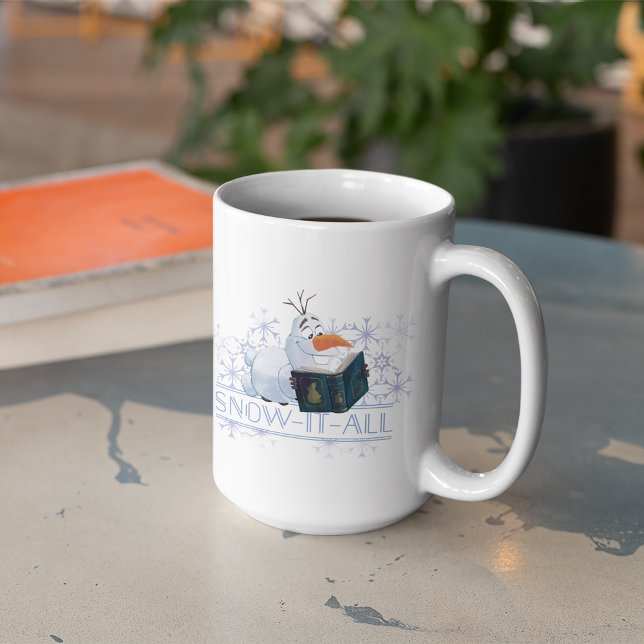 Frozen 2: Olaf | Snow-It-All Coffee Mug (Mug on table)
