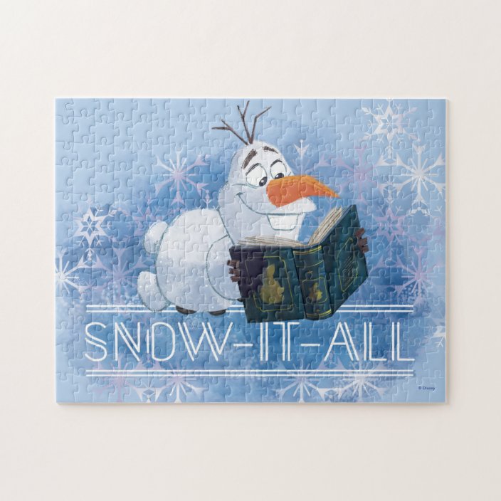 puzzle frozen olaf