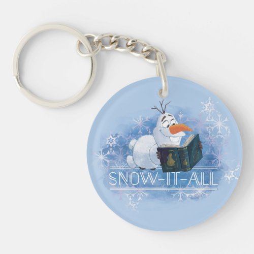 Frozen 2 Olaf  Snow_It_All Keychain