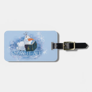Frozen 2: Olaf Snow-It-All Luggage Tag