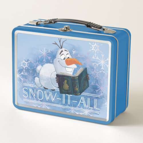 Frozen 2 Olaf  Snow_It_All Metal Lunch Box