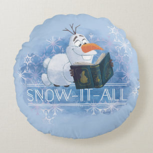 Frozen 2: Olaf   Snow-It-All Round Pillow