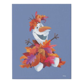 Frozen 2 | Olaf - Stir Up Some Fun! Faux Canvas Print by frozen at Zazzle