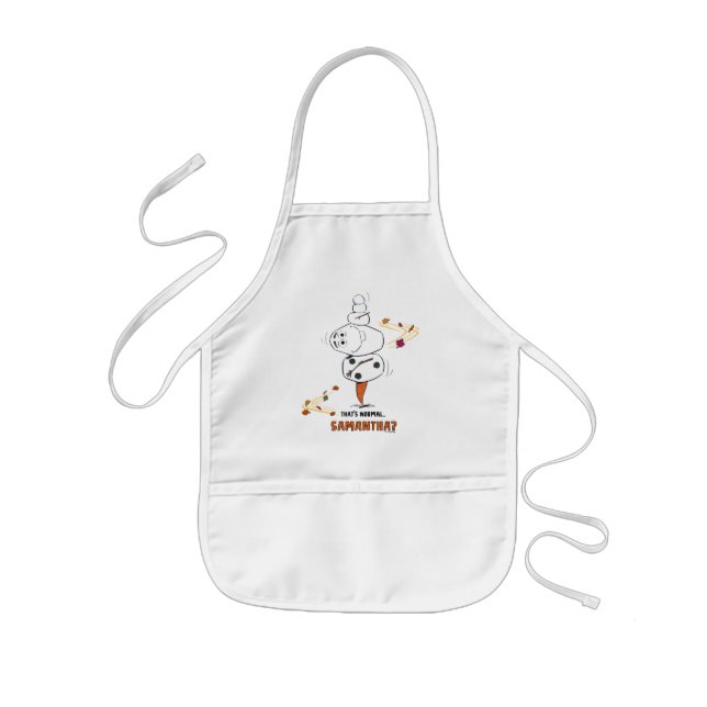 Frozen 2 | Olaf "That's Normal… Samantha?" Kids' Apron (Front)