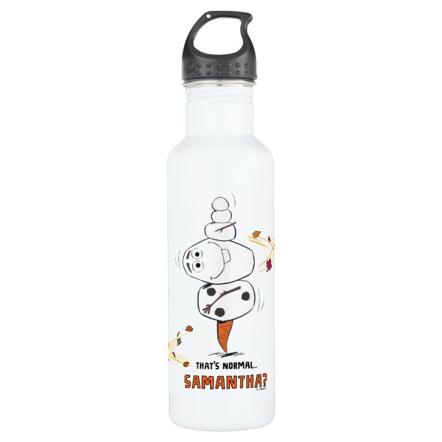 Frozen 2 | Olaf "That's Normal… Samantha?" Stainless Steel Water Bottle (Front)