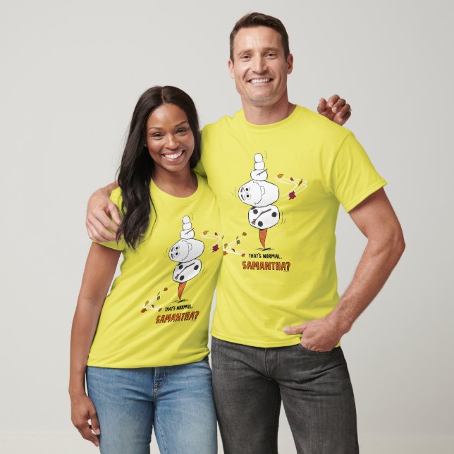 OLAF yellow t-shirt