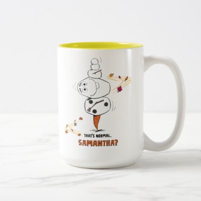 Frozen 2 | Olaf "That's Normal… Samantha?" Two-Tone Coffee Mug