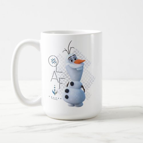 Frozen 2 Olaf With Stylized Name Graphic Coffee Mug