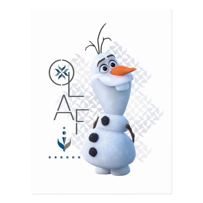 Frozen 2 Olaf With Stylized Name Graphic Postcard Zazzle Com Frozen 2 Olaf With Stylized Name Graphic Postcard Zazzle Com